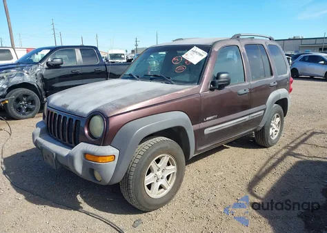 2004 Jeep Liberty Sport from USA, damaged, VIN 1J4GK48K44W244415